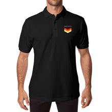 Load image into Gallery viewer, Unisex Half printed Cotton Polo Shirt