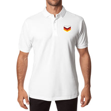 Load image into Gallery viewer, Unisex Half printed Cotton Polo Shirt