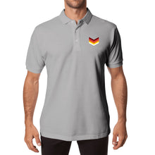 Load image into Gallery viewer, Unisex Half printed Cotton Polo Shirt