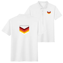 Load image into Gallery viewer, Unisex Half printed Cotton Polo Shirt