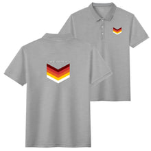 Load image into Gallery viewer, Unisex Half printed Cotton Polo Shirt