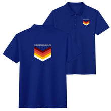 Load image into Gallery viewer, Unisex Half printed Cotton Polo Shirt