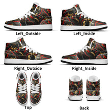 Load image into Gallery viewer, Children Premium High Top Leather Sneakers