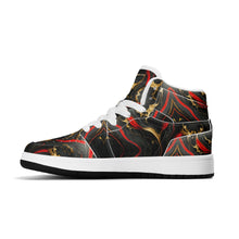 Load image into Gallery viewer, Children Premium High Top Leather Sneakers
