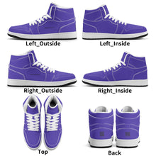 Load image into Gallery viewer, Mens Premium High Top Leather Sneakers
