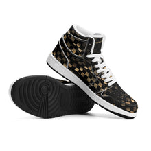 Load image into Gallery viewer, Mens Premium High Top Leather Sneakers