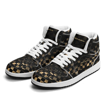 Load image into Gallery viewer, Mens Premium High Top Leather Sneakers