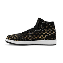 Load image into Gallery viewer, Mens Premium High Top Leather Sneakers