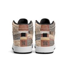 Load image into Gallery viewer, Mens Premium High Top Leather Sneakers