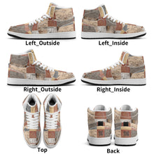 Load image into Gallery viewer, Mens Premium High Top Leather Sneakers