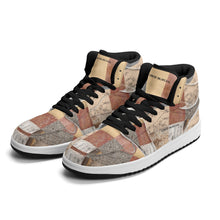 Load image into Gallery viewer, Mens Premium High Top Leather Sneakers