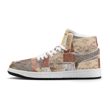 Load image into Gallery viewer, Mens Premium High Top Leather Sneakers