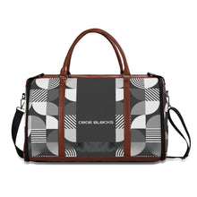 Load image into Gallery viewer, Personalized Leather Duffle Bag Foldable Travel Bag