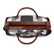 Load image into Gallery viewer, Personalized Leather Duffle Bag Foldable Travel Bag