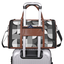 Load image into Gallery viewer, Personalized Leather Duffle Bag Foldable Travel Bag