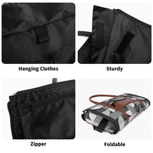 Load image into Gallery viewer, Personalized Leather Duffle Bag Foldable Travel Bag