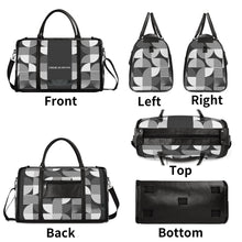 Load image into Gallery viewer, Personalized Leather Duffle Bag Foldable Travel Bag