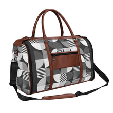 Load image into Gallery viewer, Personalized Leather Duffle Bag Foldable Travel Bag