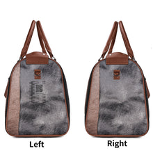 Load image into Gallery viewer, Personalized Leather Duffle Bag Foldable Travel Bag