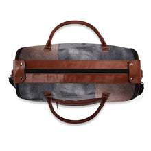 Load image into Gallery viewer, Personalized Leather Duffle Bag Foldable Travel Bag