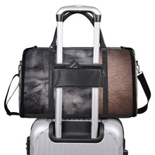 Load image into Gallery viewer, Personalized Leather Duffle Bag Foldable Travel Bag