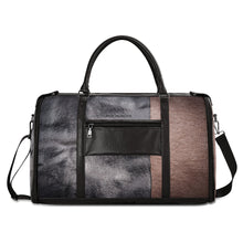 Load image into Gallery viewer, Personalized Leather Duffle Bag Foldable Travel Bag