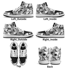 Load image into Gallery viewer, Mens Premium High Top Leather Sneakers
