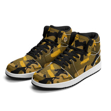 Load image into Gallery viewer, Mens Premium High Top Leather Sneakers