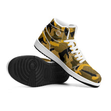 Load image into Gallery viewer, Mens Premium High Top Leather Sneakers
