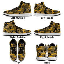 Load image into Gallery viewer, Mens Premium High Top Leather Sneakers