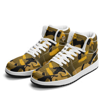 Load image into Gallery viewer, Mens Premium High Top Leather Sneakers