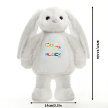 Load image into Gallery viewer, Printing Plush Stuffed Bunny Rabbit for Easter Christmas Birthday
