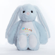 Load image into Gallery viewer, Printing Plush Stuffed Bunny Rabbit for Easter Christmas Birthday