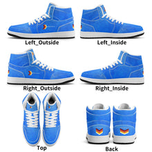 Load image into Gallery viewer, Mens Premium High Top Leather Sneakers