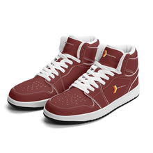 Load image into Gallery viewer, Mens Premium High Top Leather Sneakers