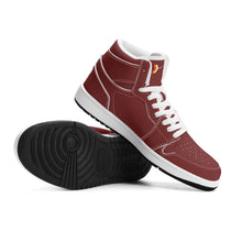 Load image into Gallery viewer, Mens Premium High Top Leather Sneakers
