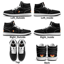 Load image into Gallery viewer, Mens Premium High Top Leather Sneakers
