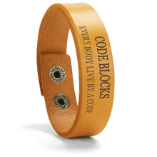 Load image into Gallery viewer, Engraved Punk Rock Leather Cuff Bracelet for Men Jewelry