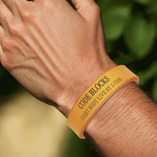 Load image into Gallery viewer, Engraved Punk Rock Leather Cuff Bracelet for Men Jewelry