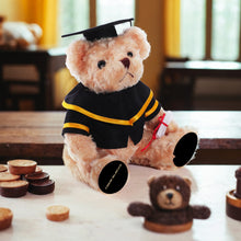 Load image into Gallery viewer, Personalized Graduation Bear with Hat Class of 2025