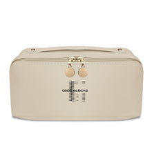 Load image into Gallery viewer, PU Leather Print Large Capacity Cosmetic Bag Makeup Bag