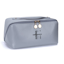 Load image into Gallery viewer, PU Leather Print Large Capacity Cosmetic Bag Makeup Bag