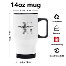 Load image into Gallery viewer, Stainless Steel Travel Coffee Mug (14 oz)