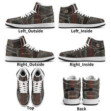 Load image into Gallery viewer, Mens Premium High Top Leather Sneakers
