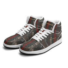 Load image into Gallery viewer, Mens Premium High Top Leather Sneakers