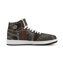 Load image into Gallery viewer, Mens Premium High Top Leather Sneakers