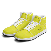 Load image into Gallery viewer, Mens Premium High Top Leather Sneakers