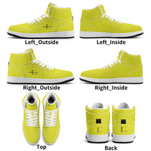 Load image into Gallery viewer, Mens Premium High Top Leather Sneakers