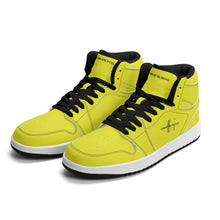 Load image into Gallery viewer, Mens Premium High Top Leather Sneakers