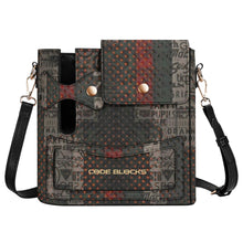 Load image into Gallery viewer, PU Leather Outdoor Portable Crossbody Water Cup Storage Bag